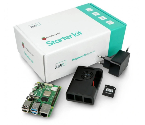 Raspberry Pi Zestaw 4B WiFi 2GB RAM, 32GB, akces. 1 went. - 635147 - zdjęcie